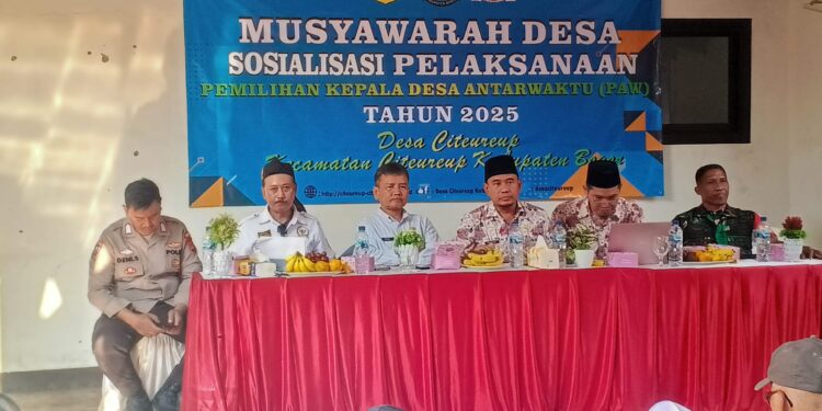 Desa Citeureup Sepakat Gelar PAW, BPD Siap Kirim Berita Acara ke Kabupaten