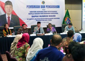 Pembinaan di Kanwil BPN Provinsi Maluku Utara, Menteri Nusron: Tugas Saya sebagai Menteri adalah Memberikan Kepastian dan Harapan