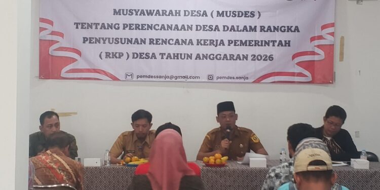 Kades Sanja Ingatkan, Pembangunan Tak Cuma Beton: “Manusianya Juga Harus Dibangun”