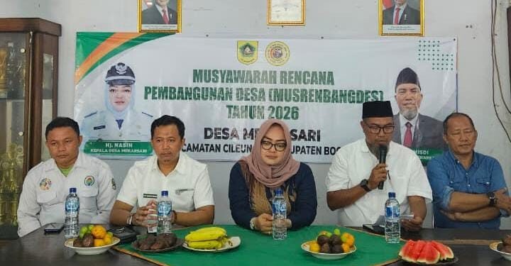 RKPDes Mekarsari TA 2026, Hj. Nasih: insfraktrukur Prioritas Utama