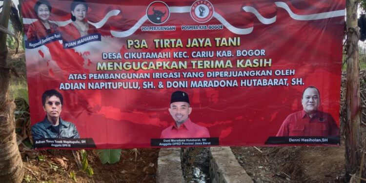 Perjuangkan Aspirasi Petani, Doni Maradona: 90 Titik Irigasi Dibangun di Enam Dapil Jabar