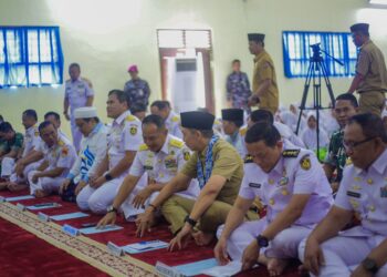 HUT ke-80 TNI AL, Ponpes Tarbiyatushibbyan Gelar Doa Bersama dan Santunan