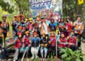 Mahasiswa Univ Pakuan Ikut Bebersih dan Susur Sungai Cikeas