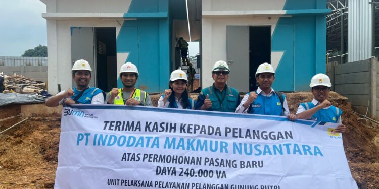 PLN Gunung Putri Sambungkan Listrik 240.000 VA untuk PT Indodata Makmur Nusantara, Dukung Ekspansi Data Center di Kabupaten Bogor