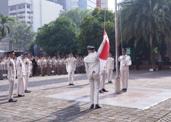 Taruna/i STPN Ikut Berperan dalam Upacara Peringatan HANTARU 2025 di Kementerian ATR/BPN