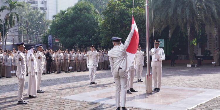 Taruna/i STPN Ikut Berperan dalam Upacara Peringatan HANTARU 2025 di Kementerian ATR/BPN