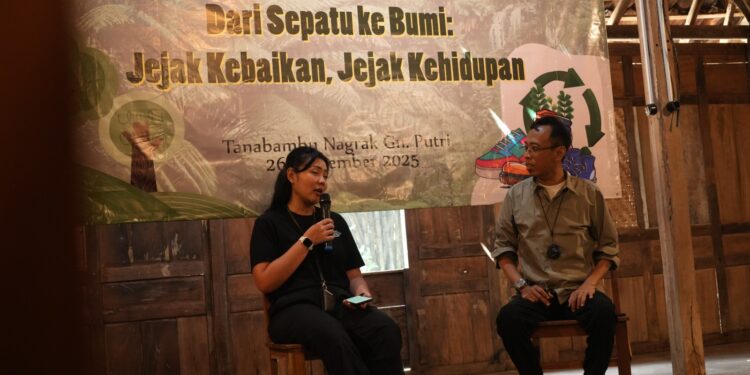 PPLI dan AJPLI Gelar “Ngopling”, Sumbang Sepatu Layak Pakai untuk Selamatkan Bumi