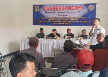 Pemdes Bojong Koneng Gelar Musrenbang, Bahas RKPDes 2026 dan Skala Prioritas Pembangunan