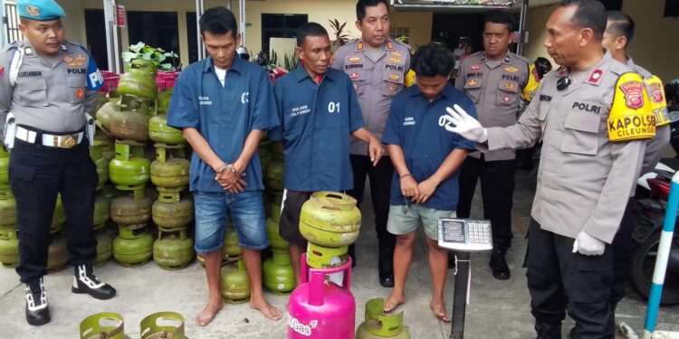 Pengoplos Gas di Cileungsi Ditangkap, 3 Orang Jadi Tersangka