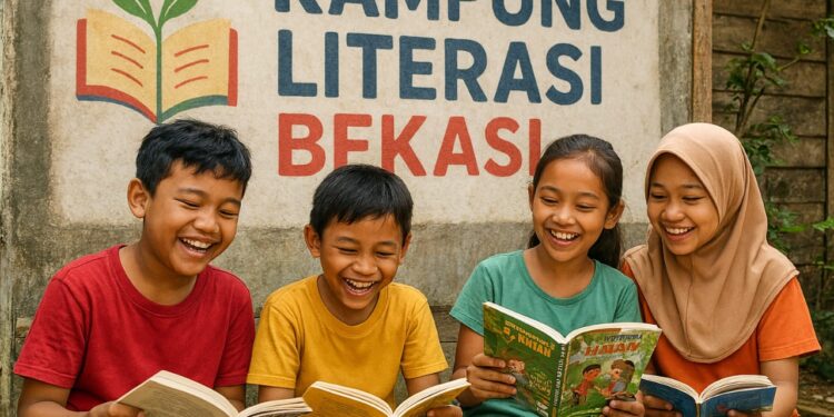 Komunitas Resmikan Kampung Literasi Bekasi Dapat Apresiasi DPRD