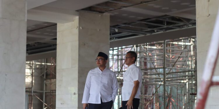 Tinjau Masjid Raya Nurul Wathon, Sastra: Proyek Ini Jawab Kebutuhan Kuota Haji Terbesar Bogor