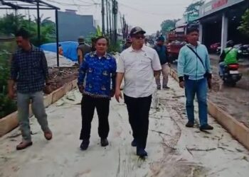 H. Achmad Fathoni Tinjau Jalan Cikeas – Bojong Nangka, Ini yang Dikatakan..!!
