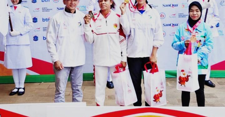 Nuraida Sumbang Emas Pertama untuk NPCI Kabupaten Bogor di Peparpenas 2025