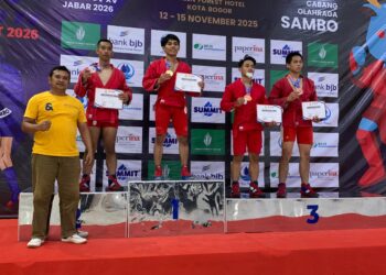 Masuk 10 Besar, Cabor Sambo Kabupaten Bogor Berhasil Raih 7 Medali dalam BK Porprov XV Jawa Barat 2026