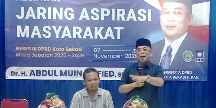 Reses III DPRD Kota Bekasi: Abdul Mu’in Hafied Berkomitmen Perjuangkan Aspirasi Rakyat Dapilnya