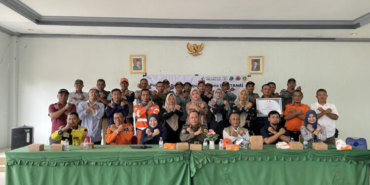 Solusi Bangun Indonesia Sinergi dengan BPBD Dirikan DESTANA ke-5 di Leuwikaret Bogor