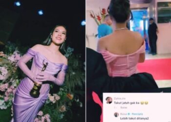 Langsung Angkat Gaun, Aksi Raisa Lari Terbirit-birit Usai Menang AMI Awards Disorot