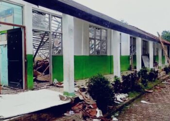 Empat ruang kelas di SDN Negeri Ciketug