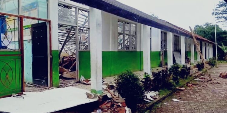 Empat ruang kelas di SDN Negeri Ciketug
