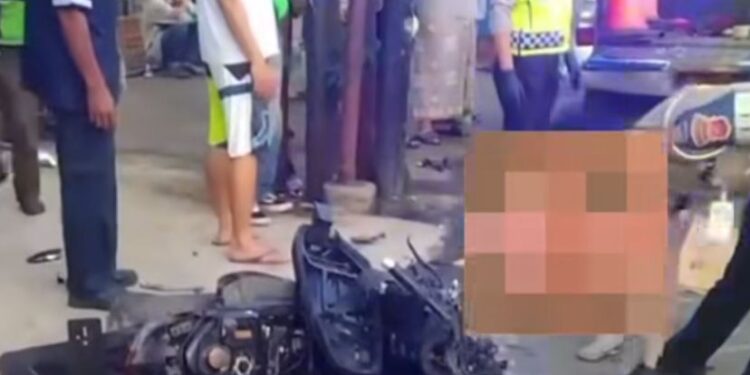 Tabrak Minibus, Pengendara Motor Tewas Saat Perawatan Rumah Sakit