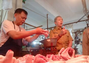Wali Kota Bogor Dedie A Rahim Cek Stok Sembako Dan Pangan Di Pasar Jambu Dua (22/12/2025)