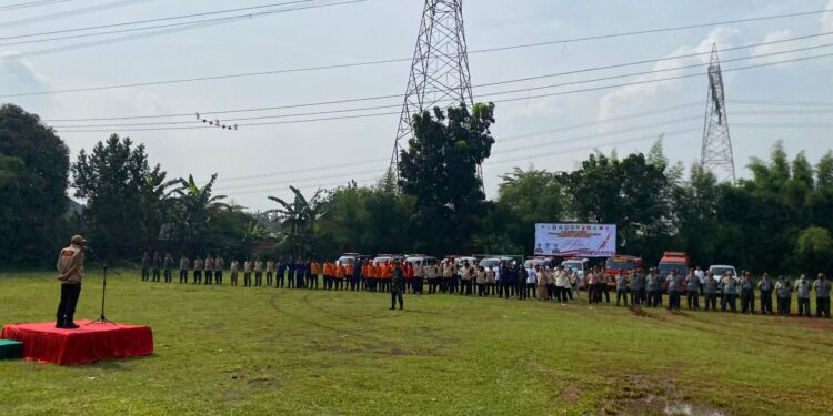 Cuaca Ekstrim, Gunung Putri Tingkatkan Kesiapsiagaan Lewat Apel Kencana