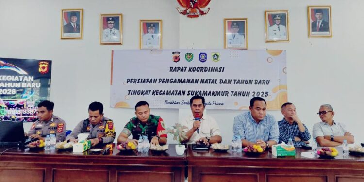 Jelang NATARU, Dua Titik Rawan di Sukamakmur Dibangun Posko