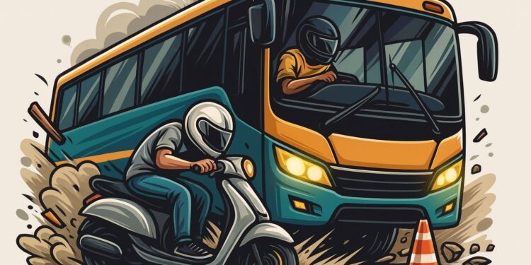 Gagal Nyalip, Pria Ini Tewas di Tempat