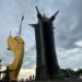 Tugu Pancakarsa di Lengkapi Ornamen Kujang Seharga 900 Jutaan