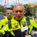 KBO Satlantas Polres Bogor Iptu Ardian Novianto memberikan keterangan pers terkait volume kendaraan di Puncak saat Natal 2025.