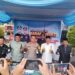 Kapolres Bogor AKBP Wikha Ardilestanto saat rilis akhir tahun dan pemusnahan miras di depan Aula Sanika Satyawada.