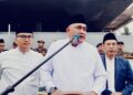 Kondisi terkini pembangunan Masjid Nurul Wathon di Pakansari yang menjadi lokasi doa bersama Pemkab Bogor.