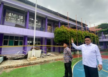 Atap SMAN 2 Gunung Putri Ambruk, Amin Sugandi Desak Pemprov Jabar Segera Bertindak