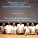 Pembina dan pengurus Sindikasi Media Network saat deklarasi kolaborasi media di Kemang, Jakarta.