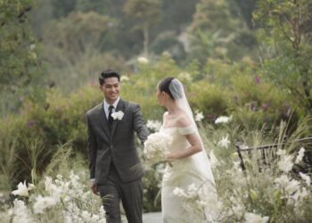 suasana weding di tengah pegunungan
