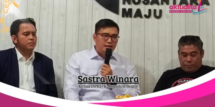 Ketua Dewan Perwakilan Rakyat Daerah (DPRD) Kabupaten Bogor Sastra Winara.