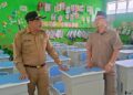 Mebelair Baru Hadir di SDN Karanggan 03, Kades Asdi: Sekolah di Desa Rasa Perkotaan