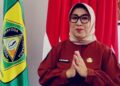 Kepala Dinas Kesehatan Kabupaten Bogor dr. Fusia Meidiawaty memberikan keterangan terkait kewaspadaan Super Flu