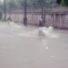 kondisi jalan tengsaw, citeureup, kabupaten bogor saat hujan melanda