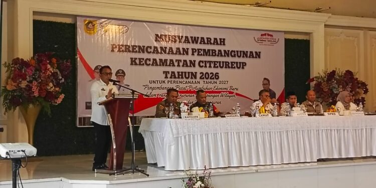 Musrenbang RKPD 2026 Kecamatan Citeureup Fokus Kembangkan Pusat Pertumbuhan Ekonomi Baru