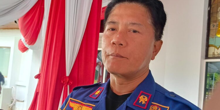 Plt. Kepala Dinas Kebudayaan Kabupaten Bogor Yudi Santosa saat memberikan penjelasan mengenai pola kerja dinas baru.