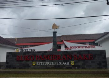 Ruko Citeureup Indah berubah nama menjadi Ruko Pangeran Sake