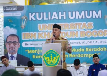 Sekda Kota Bogor Hadiri Kuliah Umum UAS di UIKA, Tekankan Pentingnya Adab dan Kompetensi Generasi Muda