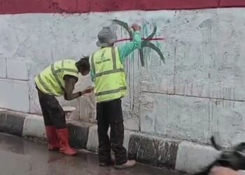 Flyover Cileungsi Kembali Jadi Sasaran Aksi Vandalisme