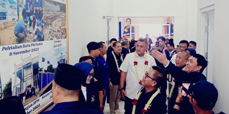 ‎Bupati Bogor Hadiri Peresmian Kantor DPD NasDem, Tegaskan Pentingnya Kolaborasi Bangun Daerah