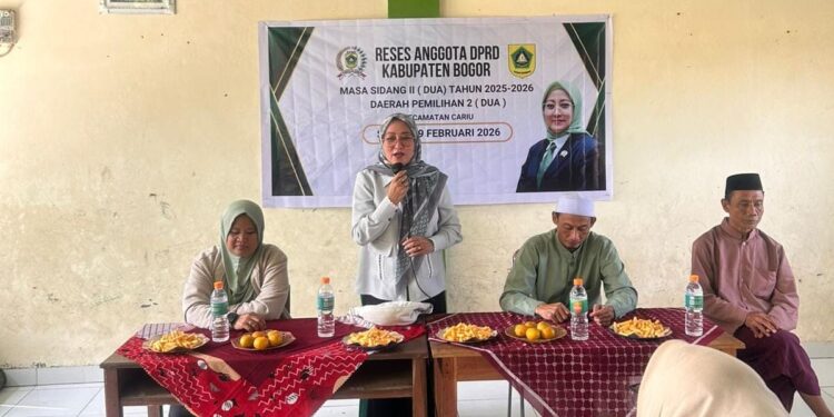 Serap Aspirasi di Tegalpanjang, Hj. Nunur Nurhasdian Kawal Isu BPJS dan Perbaikan Sekolah di Cariu