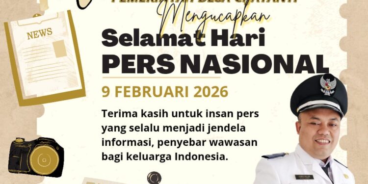 Kades Cijayanti H. Ahmad Paojan Ucapkan Selamat HPN 2026: Pers Sebagai Jendela Informasi
