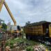 Muspika Cibinong Bersihkan Sampah di Dam Kali Cikaret