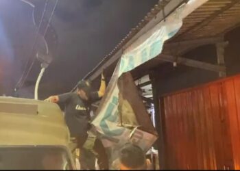 Satpol PP Kabupaten Bogor “Bersihkan” Jalur Babakan Madang dari 382 Spanduk Usai Disentil Presiden Prabowo