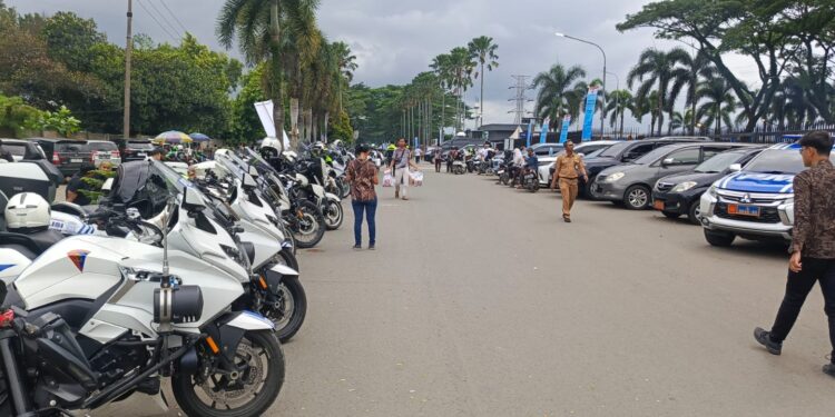Ratusan Personel Polisi Amankan Rakornas Penyelenggaraan Pemerintahan Daerah 2026 di Sentul